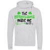 Cross neck hoodie Thumbnail