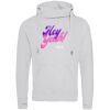 Cross neck hoodie Thumbnail