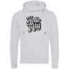 Cross neck hoodie Thumbnail