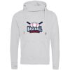 Cross neck hoodie Thumbnail
