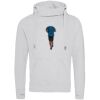 Cross neck hoodie Thumbnail